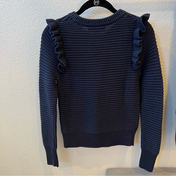 BANANA REPUBLIC Navy Ribbed Sweater - Picture 6 of 7